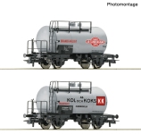 Roco 6600193 - H0 - 2-tlg. Set Kesselwagen Göteborg, SJ, Ep. IV
